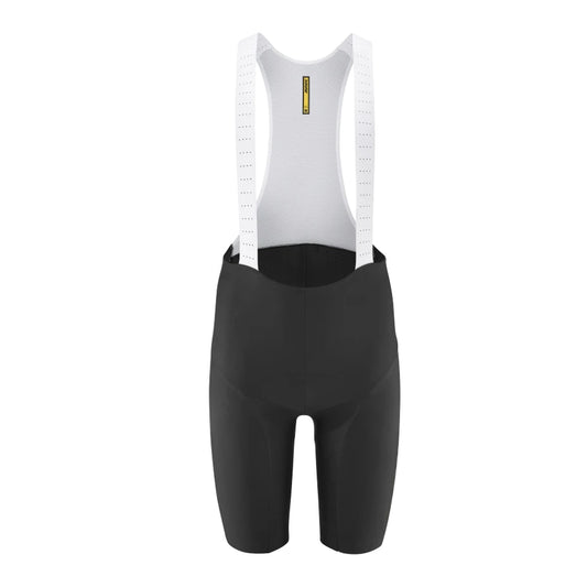 Kurze Trägerhose MAVIC KSYRIUM in Schwarz — weißer Hintergrund, 2000 x 2000