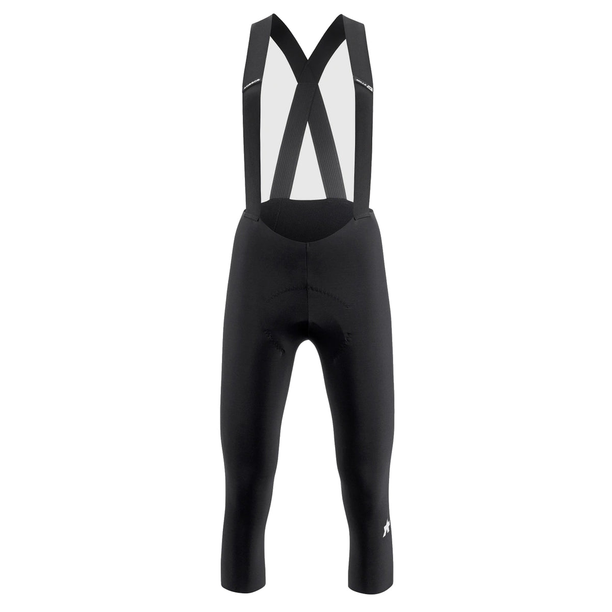 ASSOS MILLE GT SPRING FALL S11 3/4-Trägerhose für Damen in Schwarz — weißer Hintergrund, 2000 x 2000
