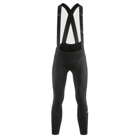Lange ASSOS EQUIPE RS SPRING FALL S11 EVO Trägerhose in Schwarz — weißer Hintergrund, 2000 x 2000