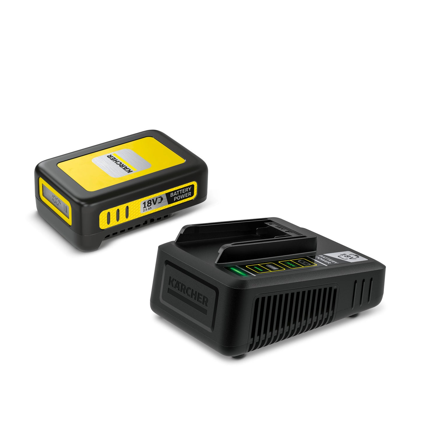 KÄRCHER Battery Power 18 V / 2,5 Ah Akku-Set + Schnellladegerät