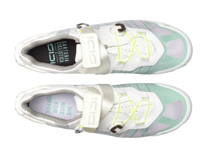 Rennradschuhe SIDI LAGHEE SPRINTER 2 Weiß/Grün