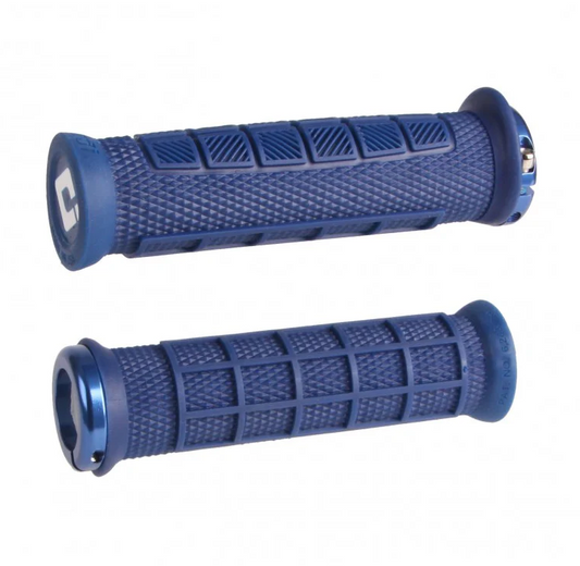 ODI ELITE PRO V2.1 Lock-on 130 mm Grips Blau