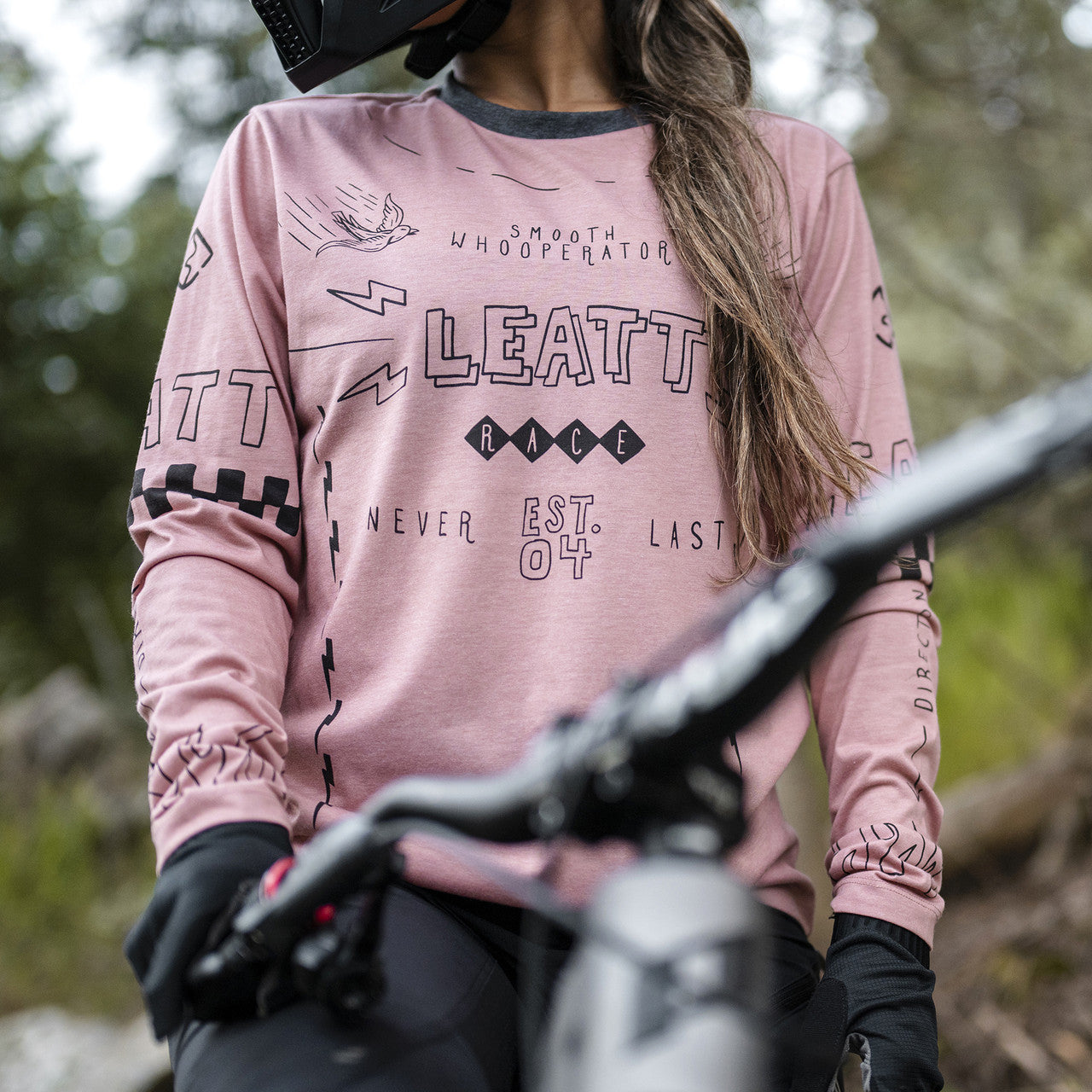 LEATT MTB GRAVITY 3.0 Damen Langarm Trikot Pink