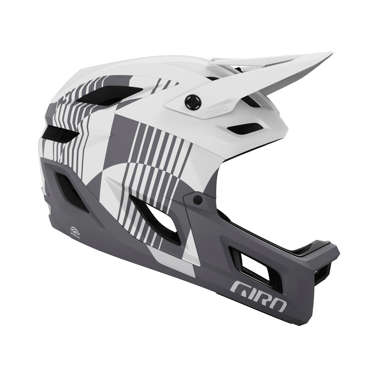 MTB-Helm GIRO COALITION SPHERICAL Grau/Weiß