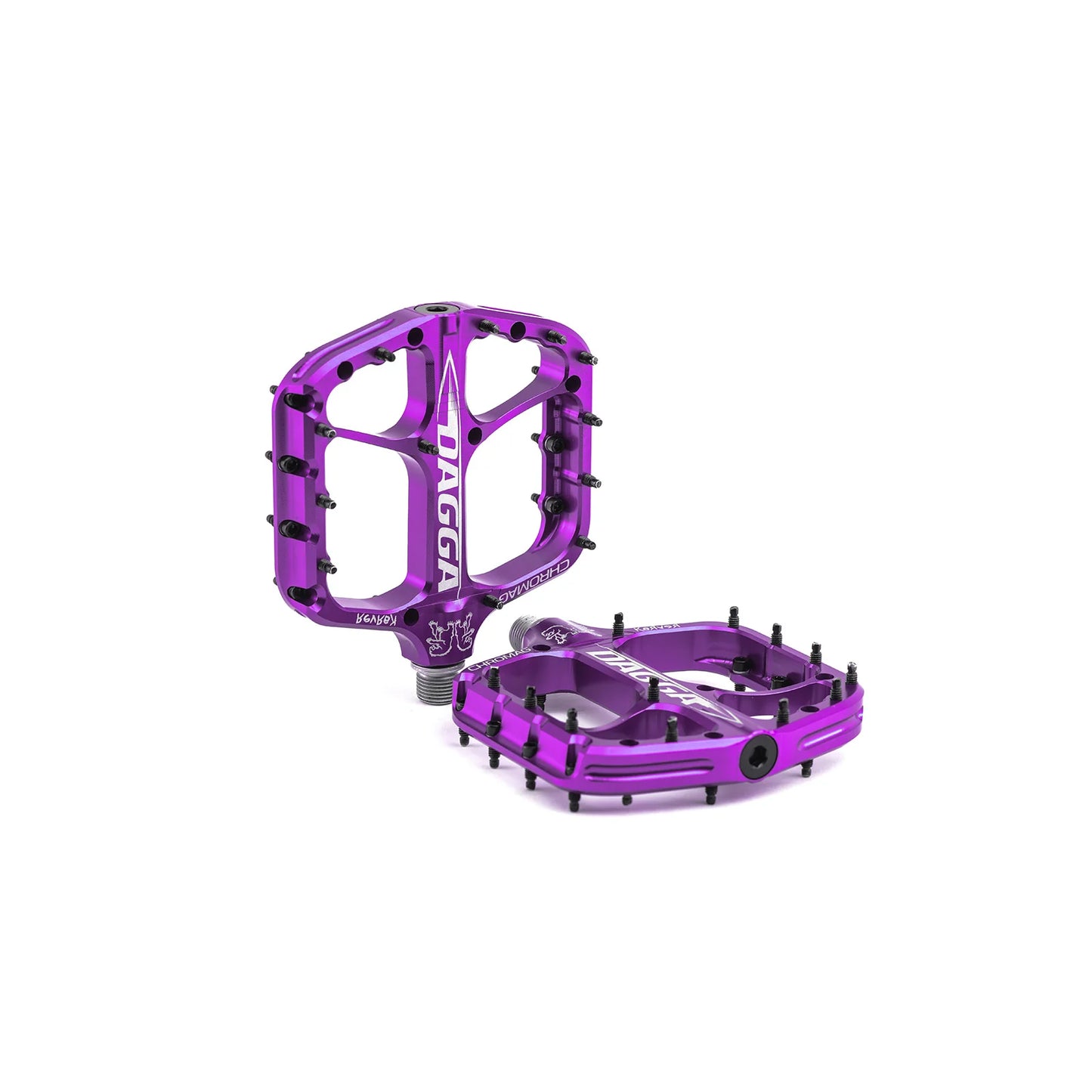 Flache Pedale CHROMAG DAGGA CHRIS KOVARIK Violett