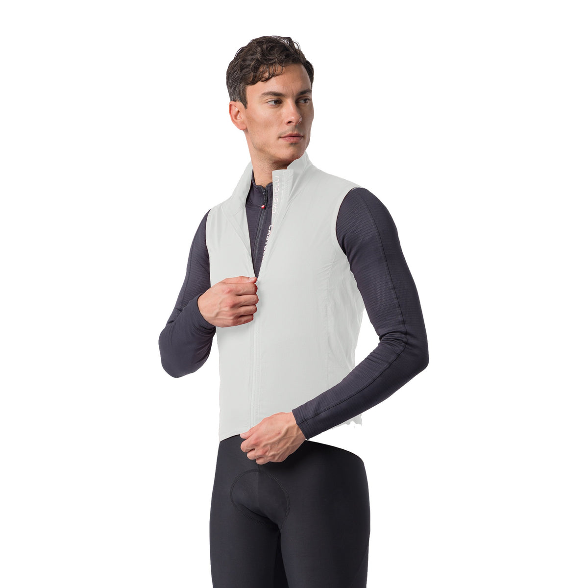 CASTELLI Transition Air Radweste in Elfenbein – Vorderansicht