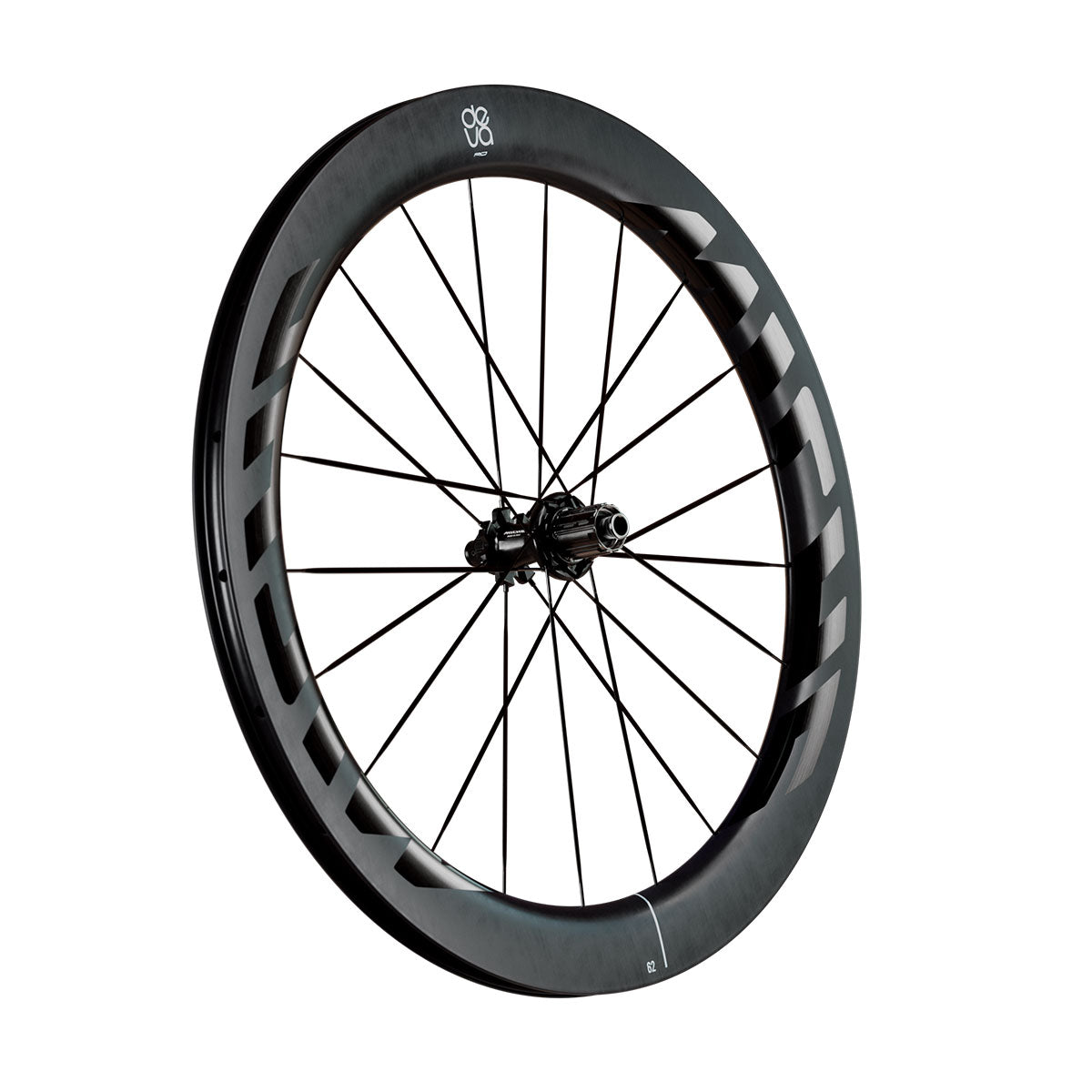 Paar Laufräder MICHE DEVA RD 62 Tubeless Ready (Center Lock) Schwarz