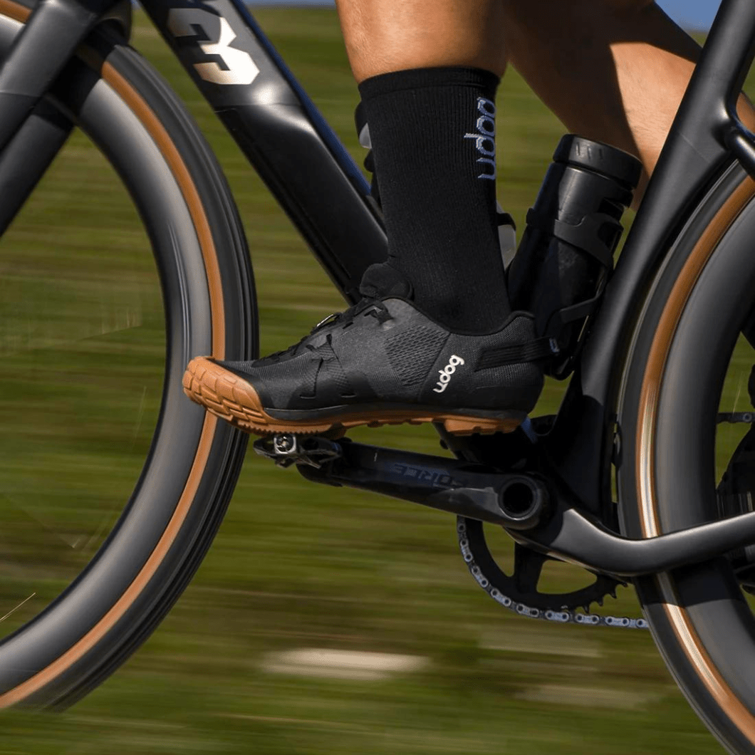 Gravel-Schuhe UDOG DISTANZA CARBONE Schwarz