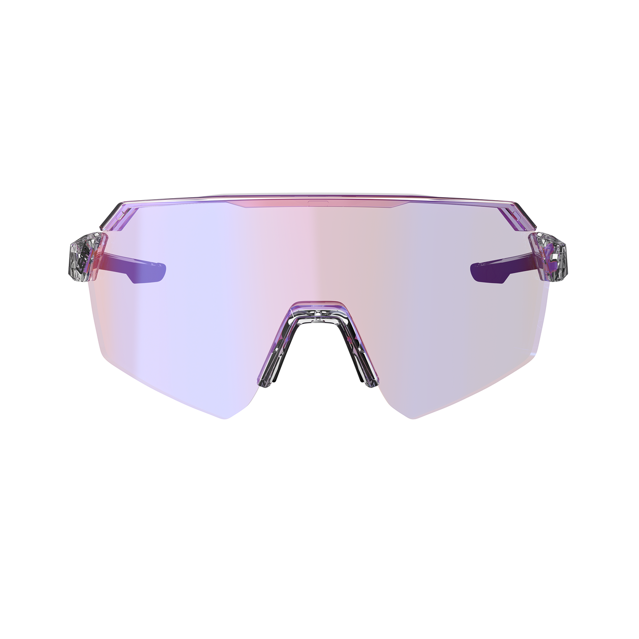 LEATT RIDEVIZ LITE SMALL Brille Transparent Iriz Crystal Fuschia Glas