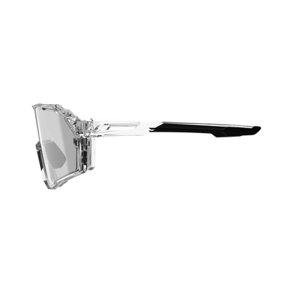 Brille LEATT RIDEVIZ PRO LARGE Transparent Glas Iriz Silber