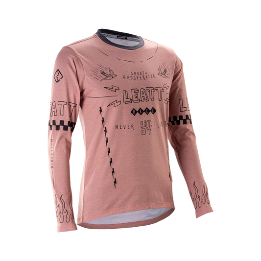 LEATT MTB Gravity 3.0 Damen Langarm Trikot Pink