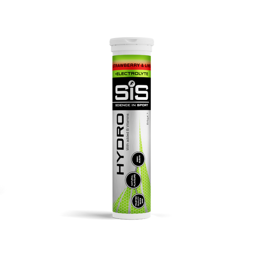 SIS Energy Drink GO HYDRO Tabletten (Tube mit 20 Tabletten) Erdbeer-Zitrone