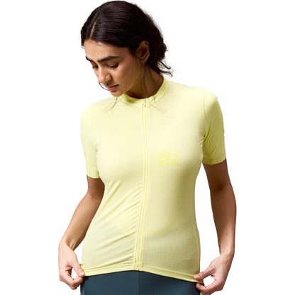 Trikot ENDURA ALLTRACK RIDE Kurzarm Damen Gelb