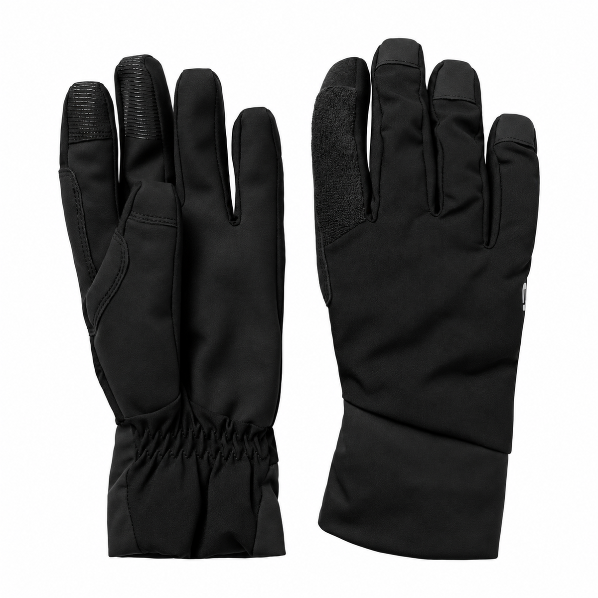 Schwarze ENDURA LOOP WATERPROOF Handschuhe auf weißem Hintergrund