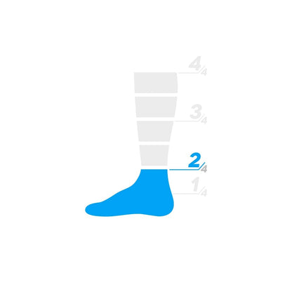 Socken POC CADENCE SHORT Grau