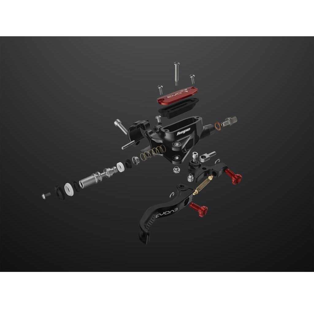 Bremse Hinten HOPE TECH 4 EVO X2 PM Schwarz/Schwarz