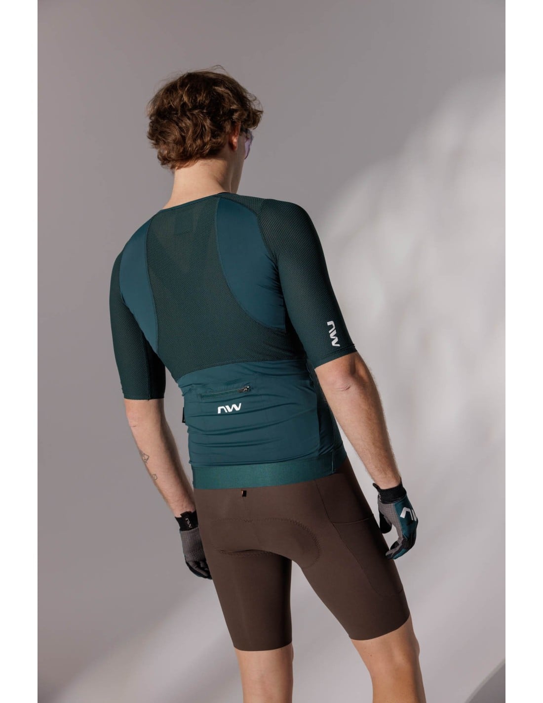 NORTHWAVE EXTREME ROCK Kurze Trägerhose Braun
