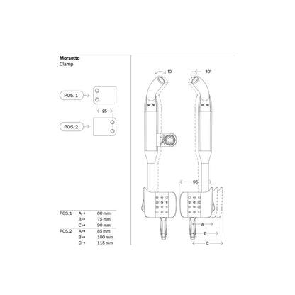 Lenker-Verlängerungen DEDA FAST PRO für Blips Sram