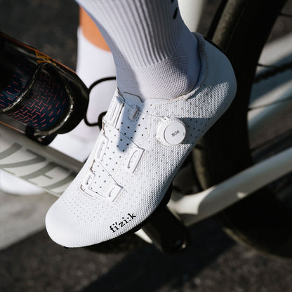 Rennradschuhe FIZIK TEMPO DECOS CARBON WIDE Weiß