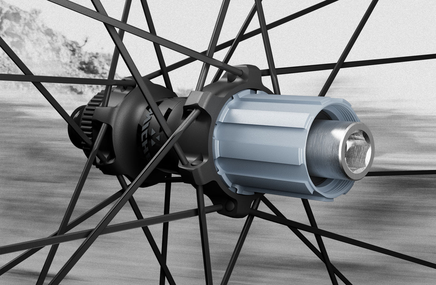 Paar Laufräder MICHE GRAFF AERO 48 Tubeless Ready (Center Lock)