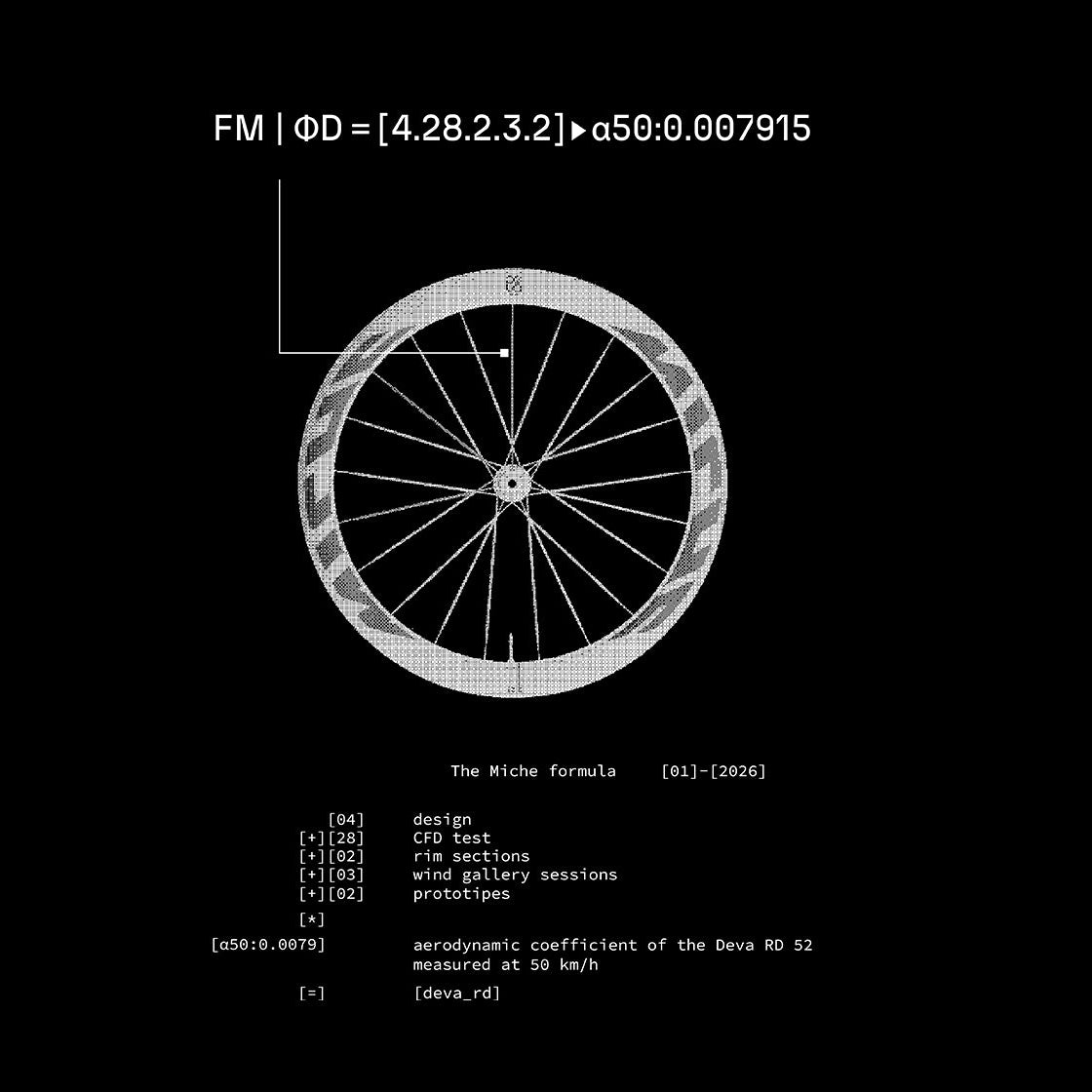Paar MICHE DEVA RD 52 Tubeless Ready (Center Lock) Laufräder Silber