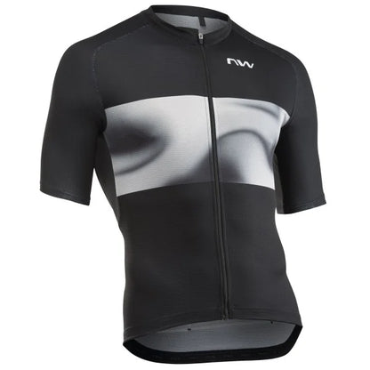 Trikot NORTHWAVE FORCE EVO Kurzarm Schwarz/Grau
