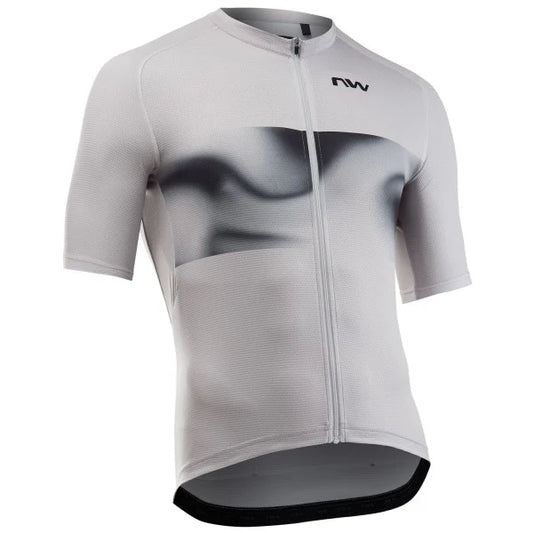 NORTHWAVE FORCE EVO Trikot Kurzarm Grau