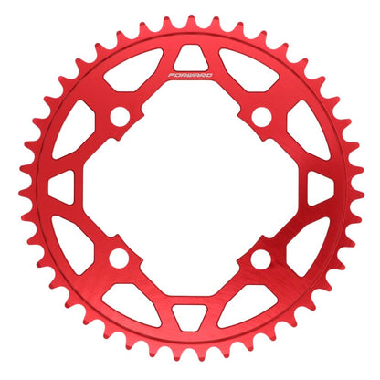 Forward Joyride V2 Kettenblatt mit 4 roten Armen – Vorderansicht