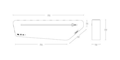 Rahmentasche USWE FRAME TUBE LARGE 3.4 L