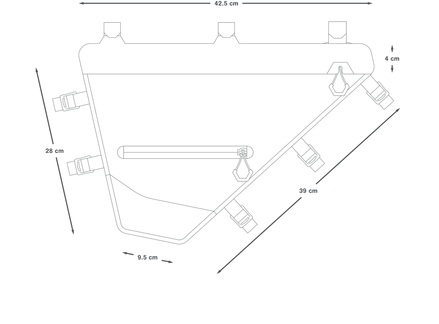Rahmentasche APIDURA EXPEDITION FULL FRAME PACK 6 L Schwarz