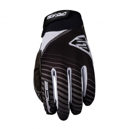 Handschuhe FIVE BMX RACE Schwarz/Weiß