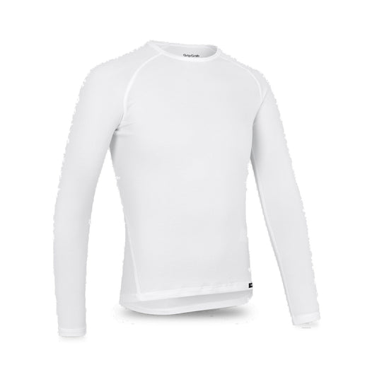 Langarm-Funktionsunterhemd GRIPGRAB RIDE THERMAL Weiß
