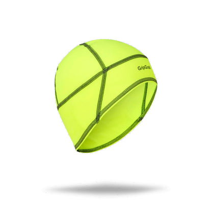 GRIPGRAB Thermo Hi-Vis Unterhelmmütze für Frühjahr und Herbst Gelb