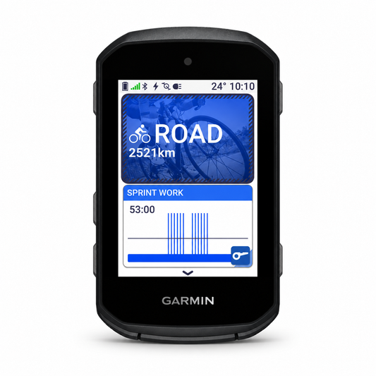 GARMIN EDGE 550 GPS-Fahrradcomputer — Vorderansicht auf weißem Hintergrund