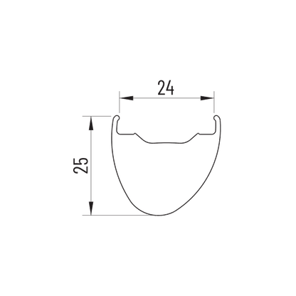 Laufradsatz MICHE GRAFF Tubeless Ready (Center Lock)
