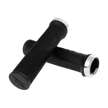 Grips Title MTB FORM Lock-On Schwarz mit Chromklemme