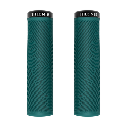 Grips Title MTB FORM Lock-On XL Turquoise - Paar Vorderansicht