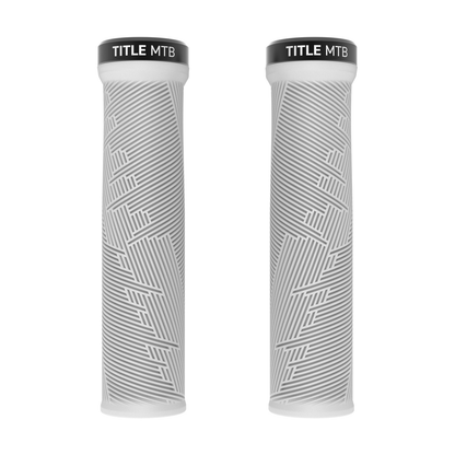 Grips Title MTB FORM Lock-On Weiß – Paar Vorderansicht