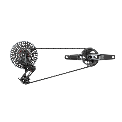 SRAM X0 EAGLE T-TYPE 12-fach AXS Q174 DUB Wide Schaltgruppe, 32 Zähne, 10–52, V2, USB-C