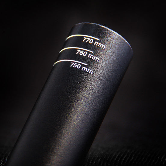 Kleiderbügel SB3 KROMA Rise 25mm 780mm Schwarz Blau