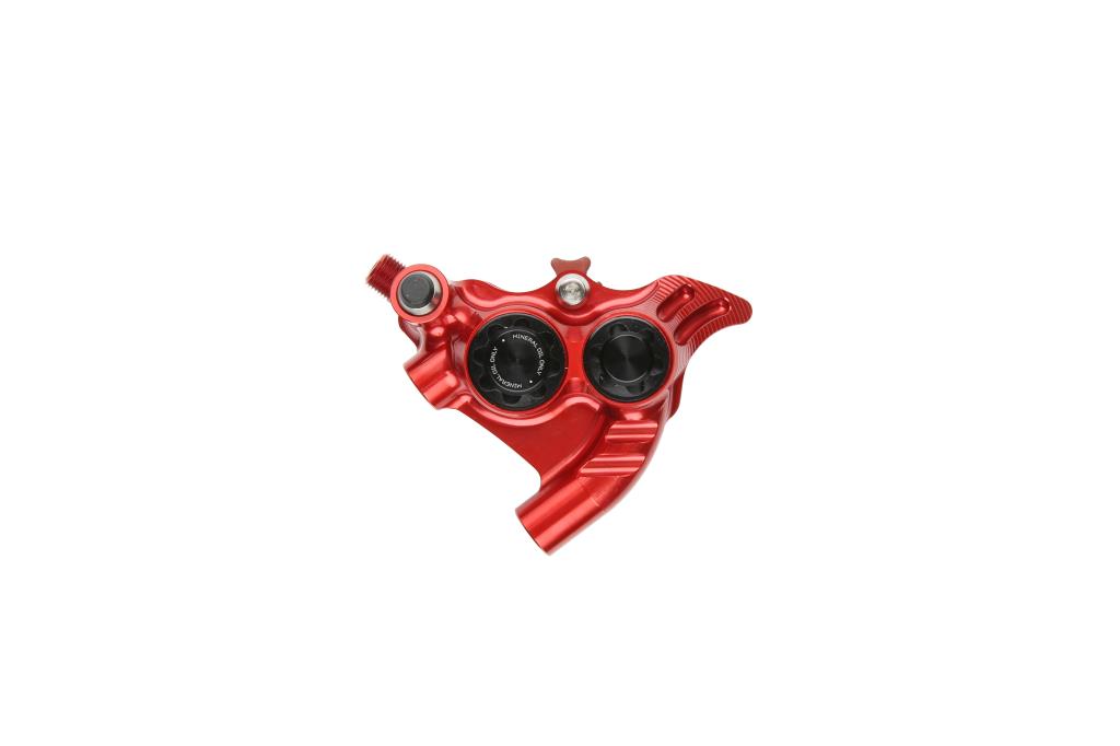 HOPE RX4+ SL FM 34mm (+20) 4-Kolben Bremssattel Mineral Rot