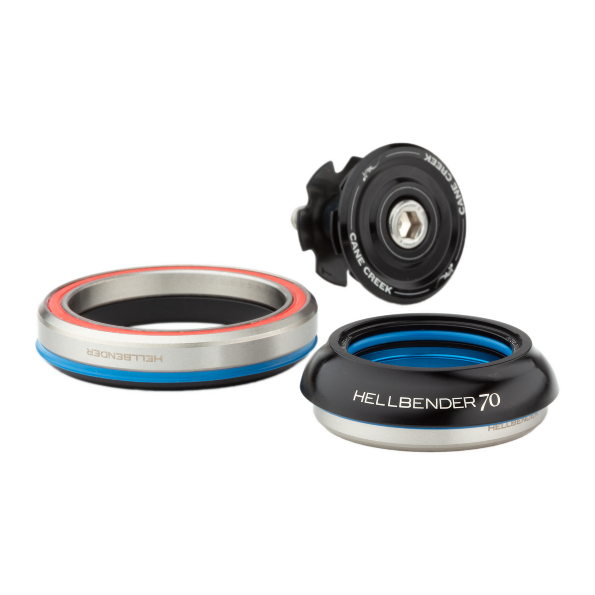 CANE CREEK Hellbender 70 Steuersatz IS41/IS52 Schwarz