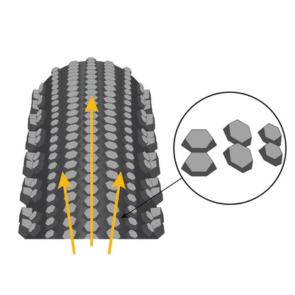 Reifen ENVE HEX 700c Tubeless Ready Schwarz