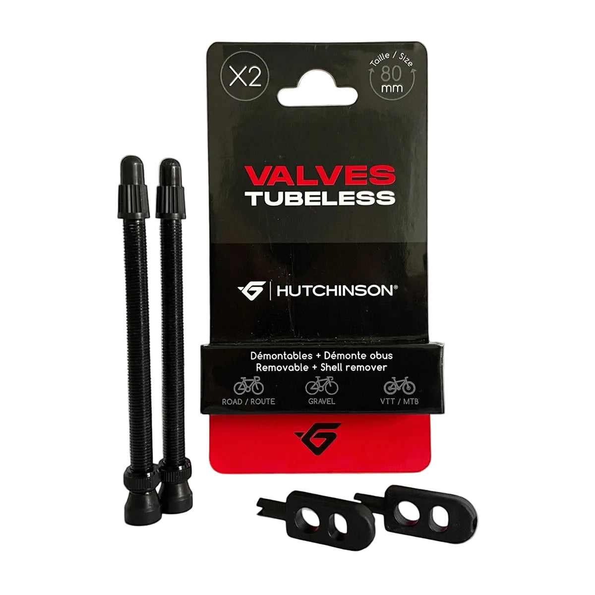 Satz von 2 Tubeless-Ventilen HUTCHINSON