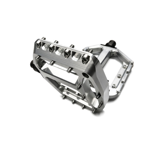 HXR COMPONENTS Plattformpedale mit Stahlachse Natur