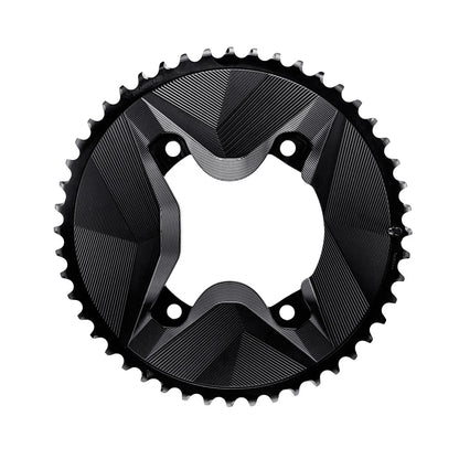 Kettenblattpaar 12V ALUGEAR AERO 110 BCD für Shimano GRX Schwarz