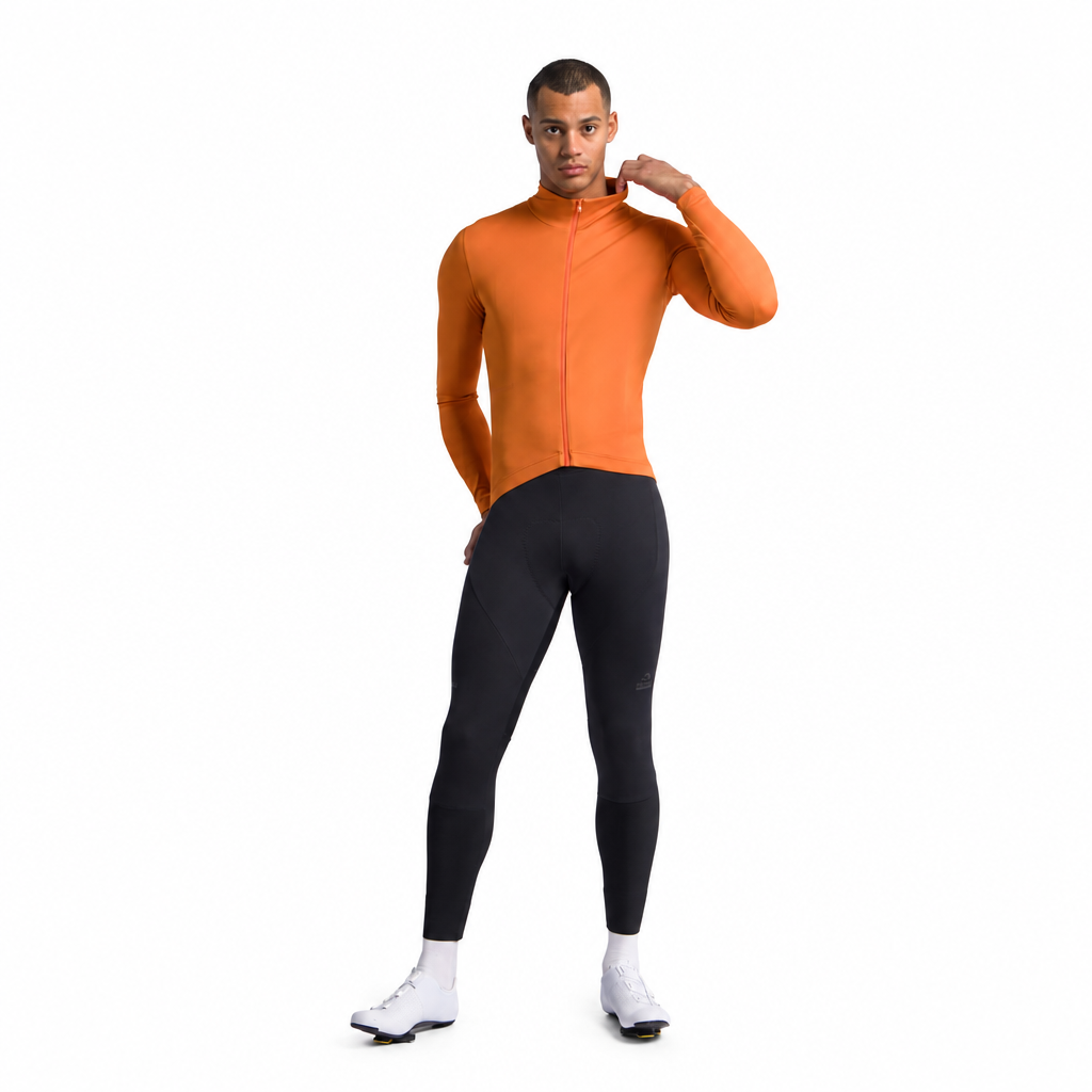 SPORTFUL CLASSIC 2 Jacke in Orange, Ganzkörperansicht vor weißem Hintergrund