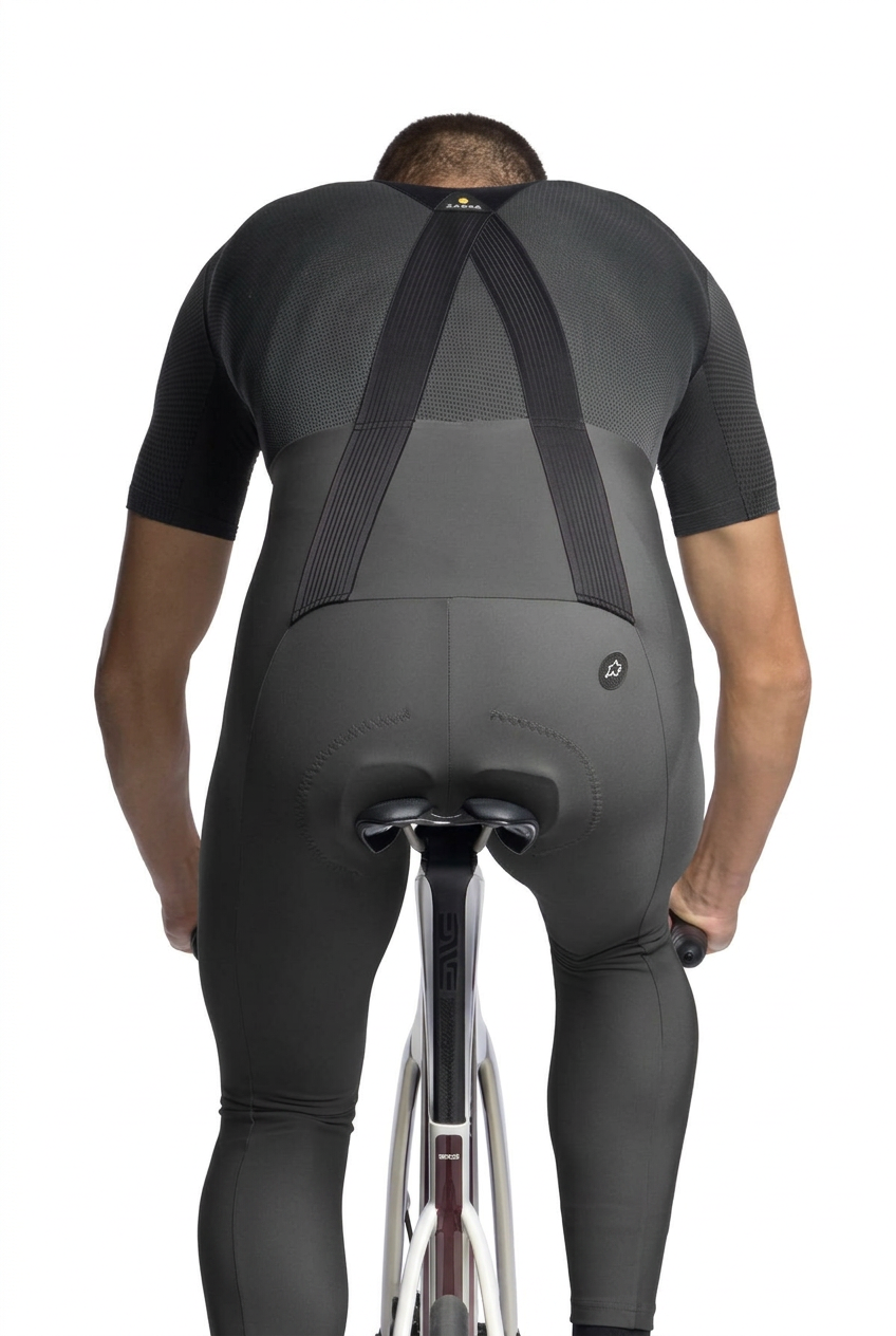 Lange Trägerhose ASSOS MILLE GT SPRING FALL S11 Grau