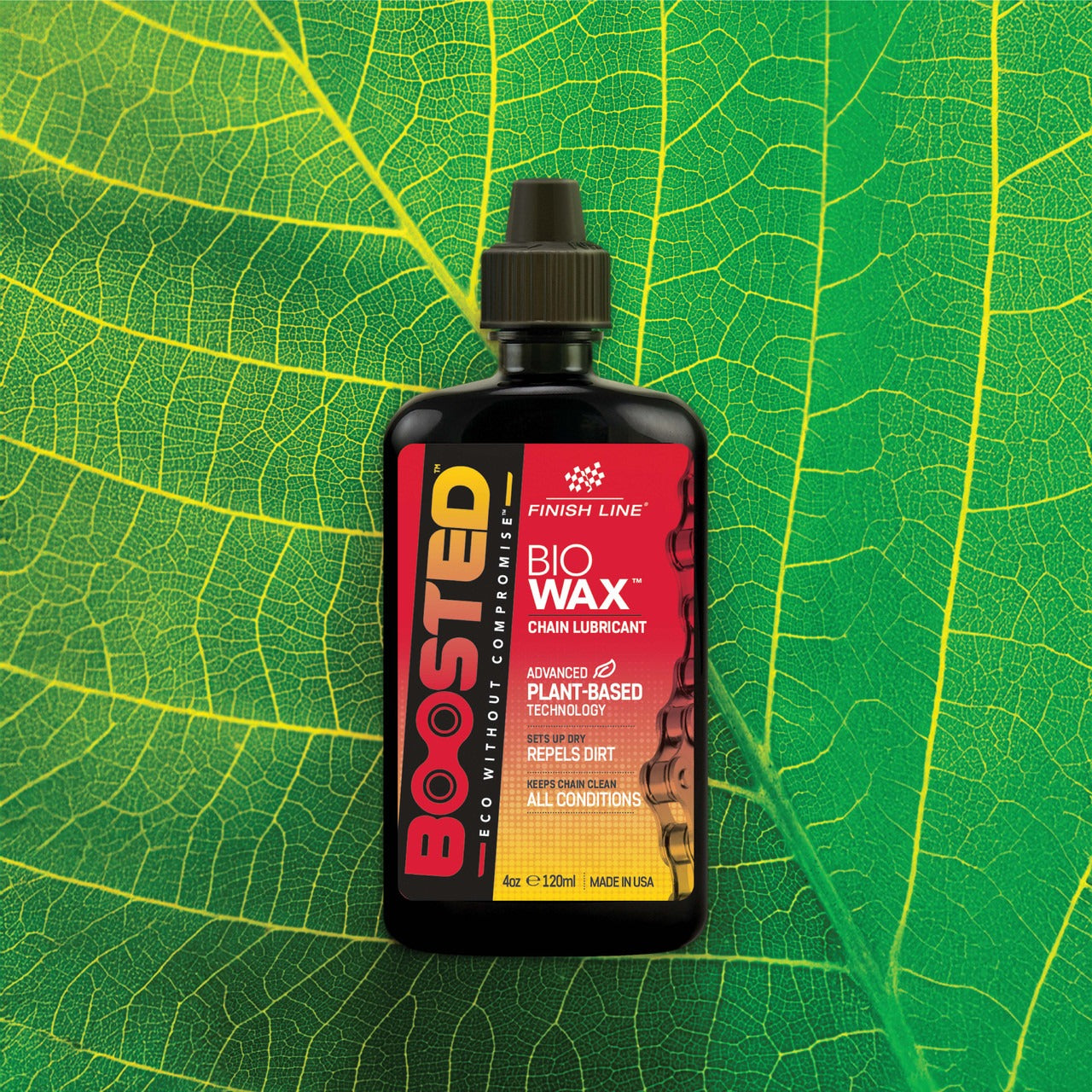 FINISH LINE BOOSTED™ BIO WAX Kettenschmiermittel (120 ml)