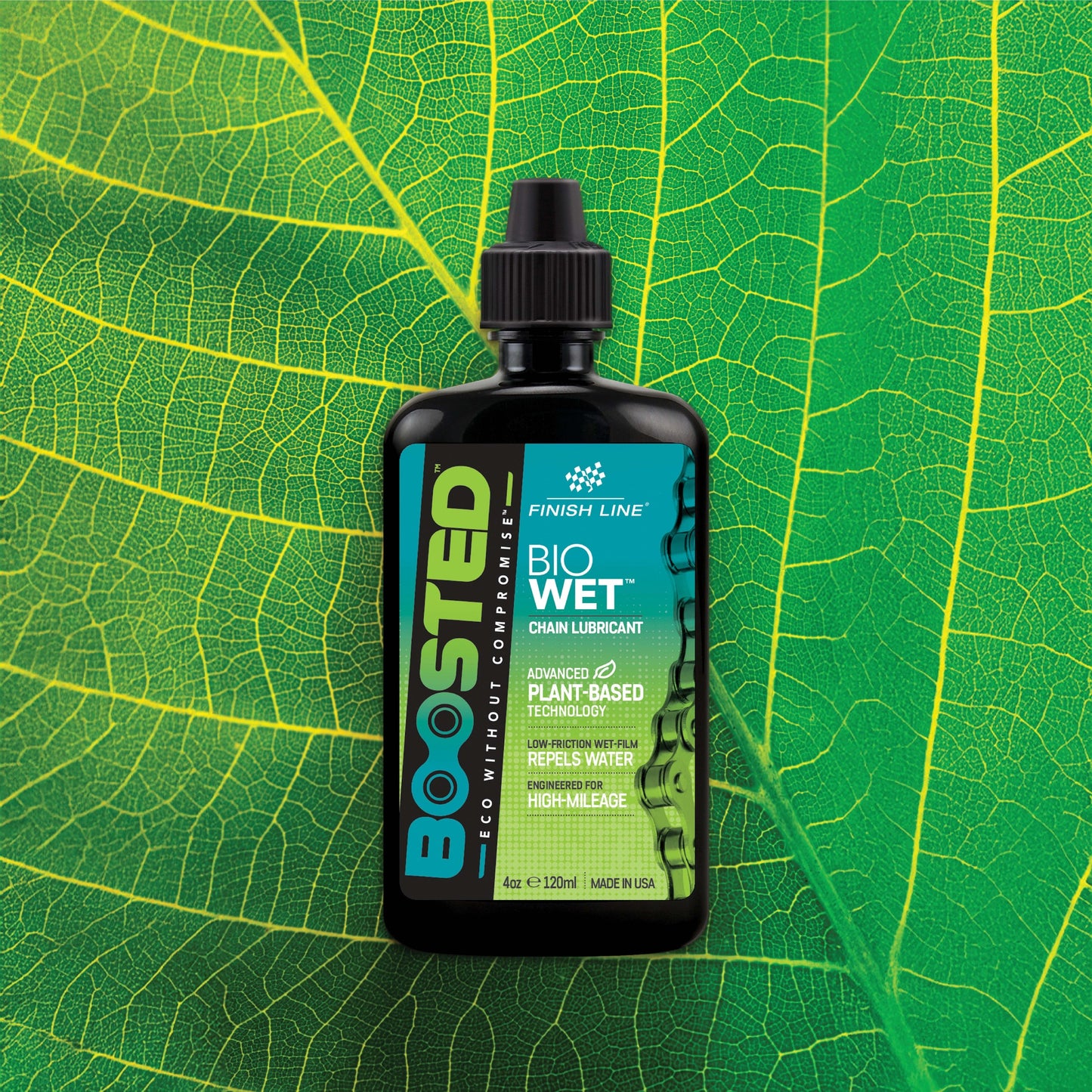 FINISH LINE BOOSTED™ BIO WET Kettenschmiermittel (120 ml)